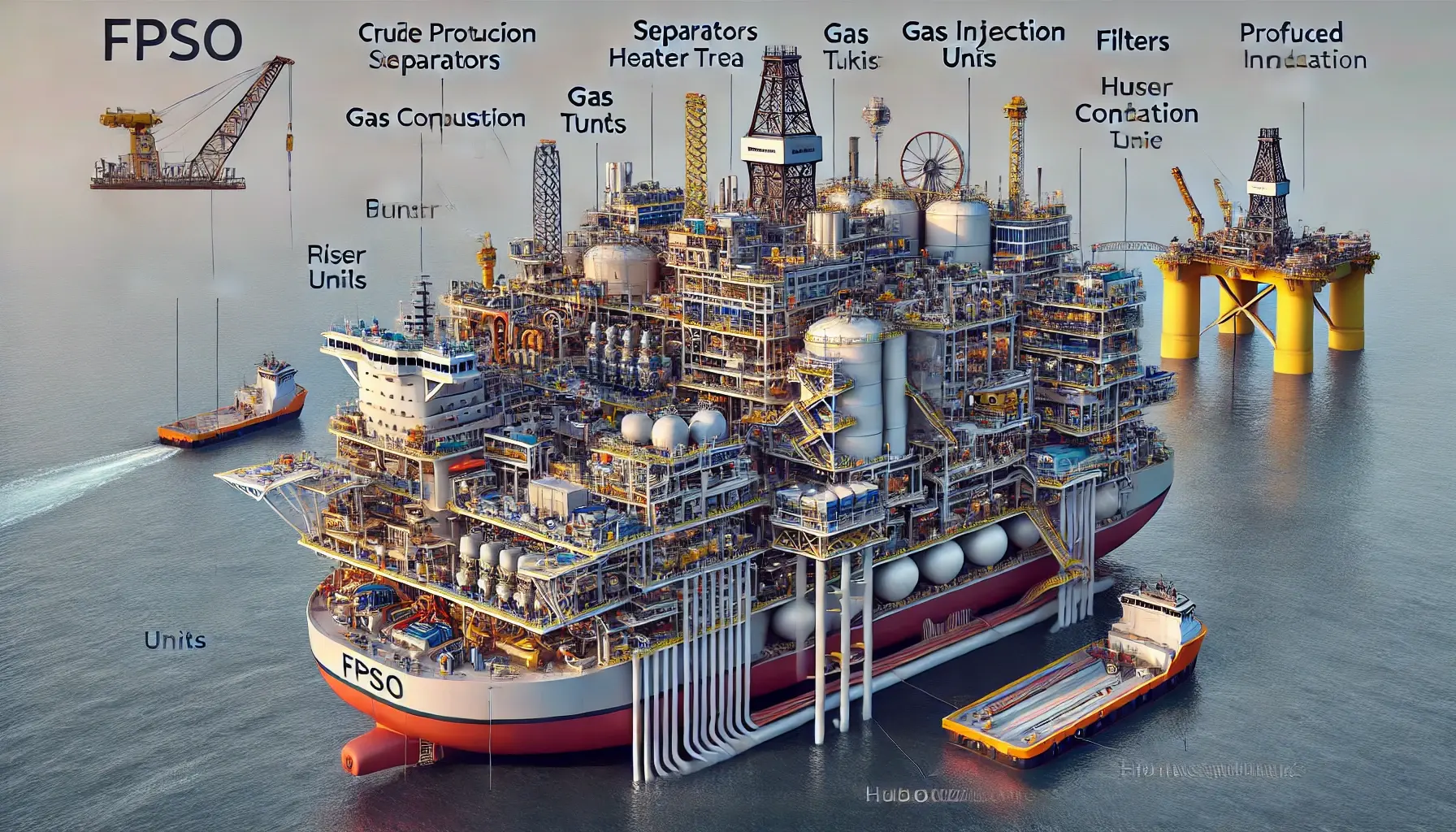 FPSO Systems: Typical Modules, Equipment, and Process Units
